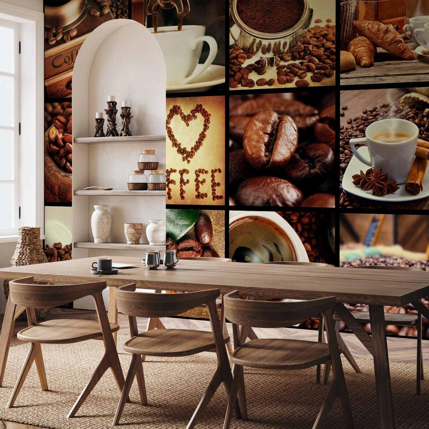 Fotobehang - Coffee - Collage