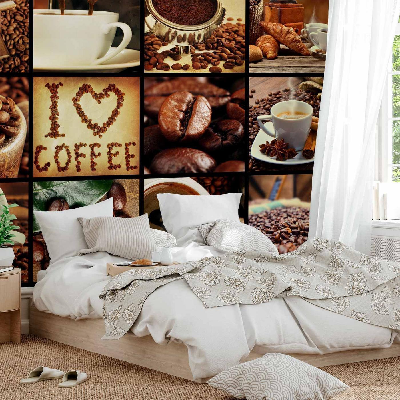 Fotobehang - Coffee - Collage