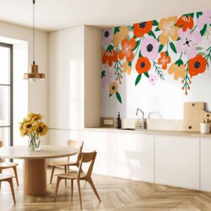 Fotobehang - Colorful Bloom - First Variant