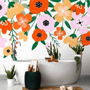 Fotobehang - Colorful Bloom - First Variant