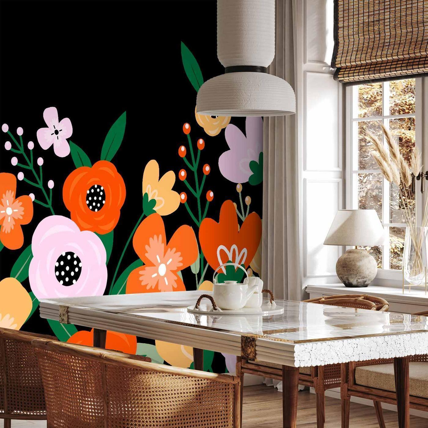 Fotobehang - Colorful Bloom - Second Variant