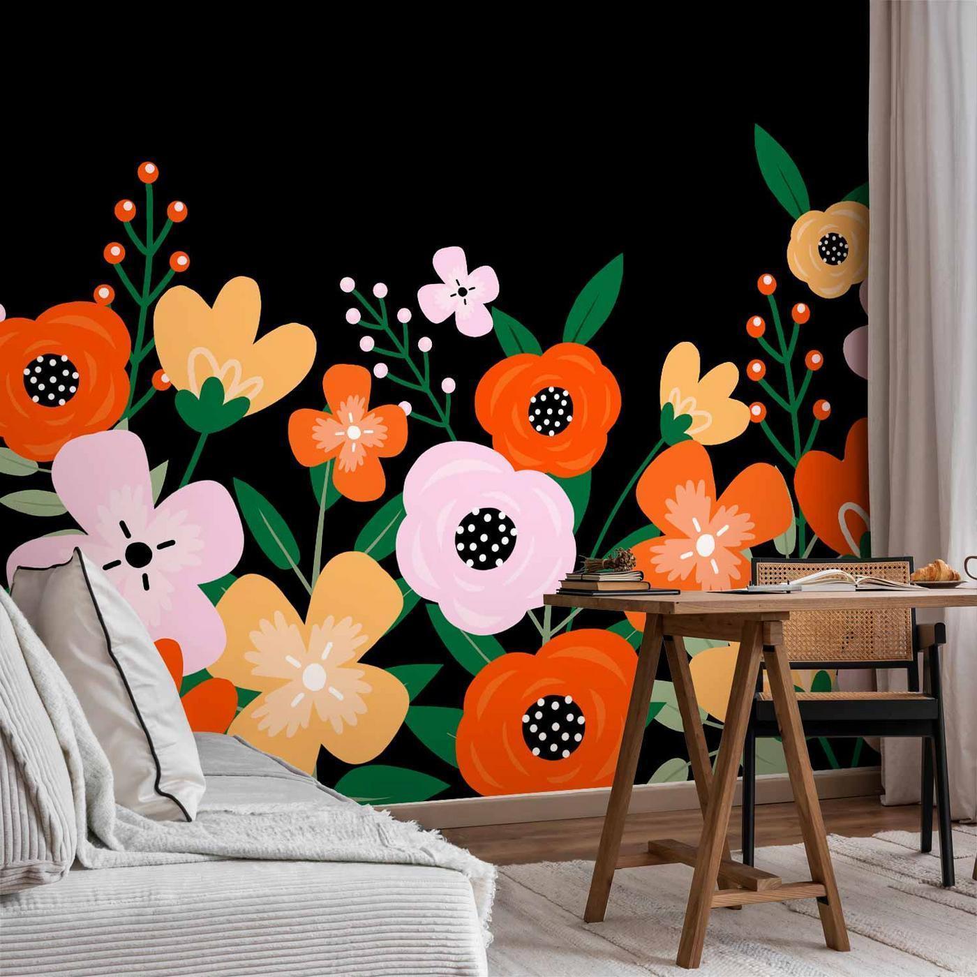 Fotobehang - Colorful Bloom - Second Variant