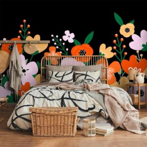 Fotobehang - Colorful Bloom - Second Variant