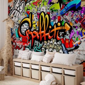 Fotobehang - Colorful Graffiti
