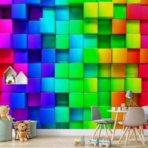 Fotobehang - Colourful Cubes
