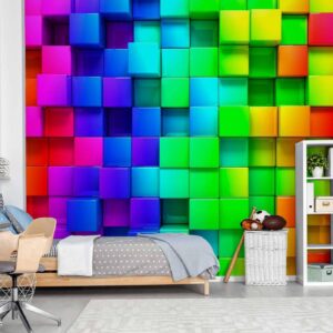Fotobehang - Colourful Cubes