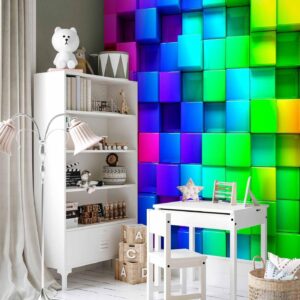 Fotobehang - Colourful Cubes
