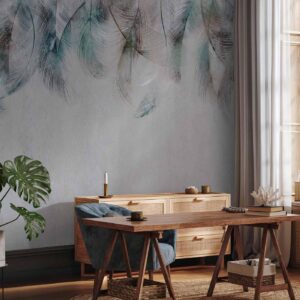 Fotobehang - Colourful Feathers