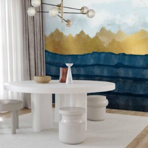 Fotobehang - Dawn in the Mountains - Second Variant