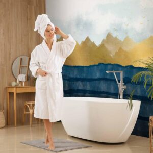 Fotobehang - Dawn in the Mountains - Second Variant