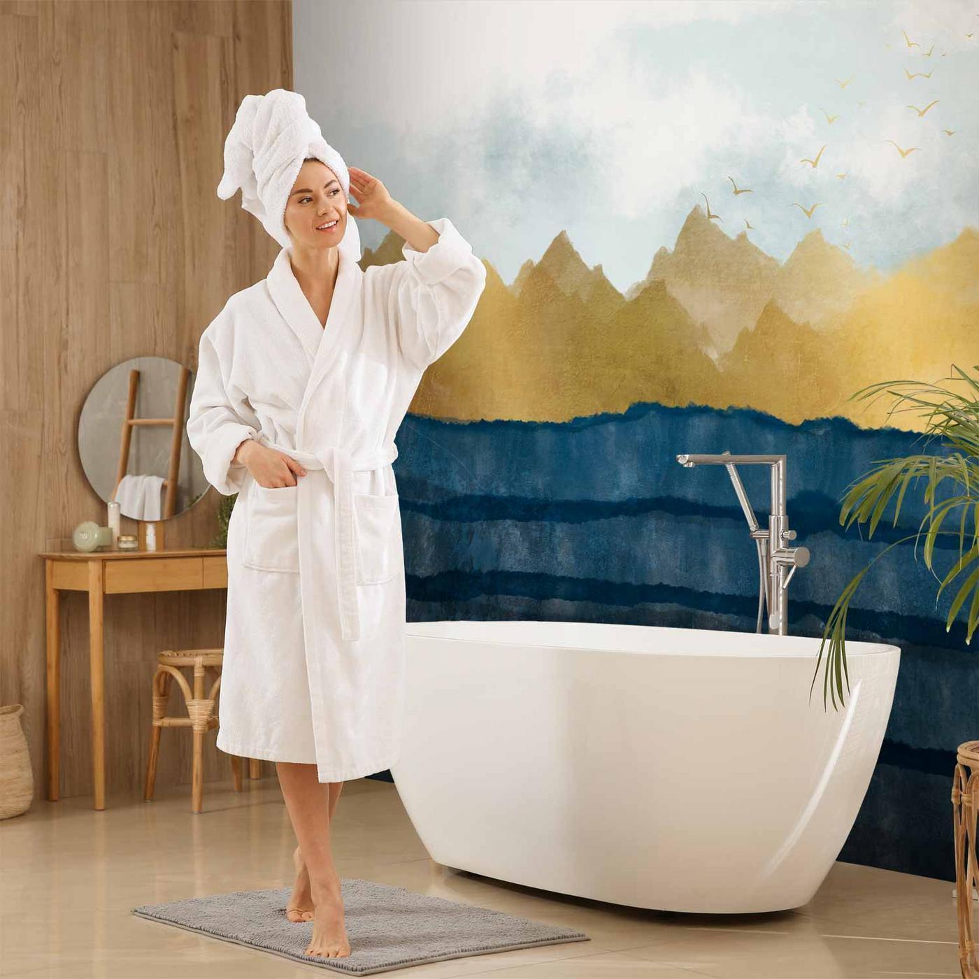 Fotobehang - Dawn in the Mountains - Second Variant