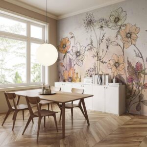 Fotobehang - Day in the Meadow - First Variant