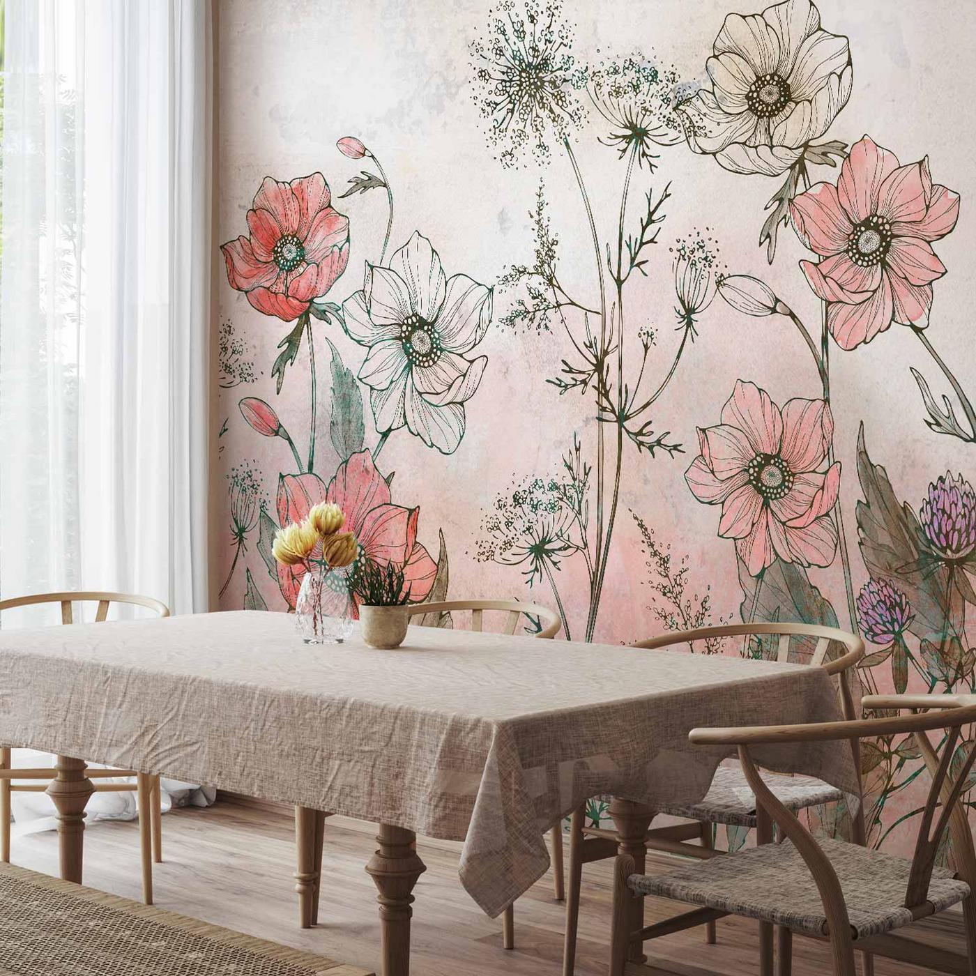 Fotobehang - Day in the Meadow - Third Variant