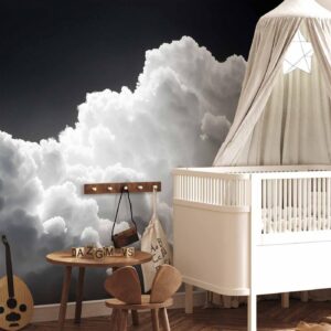 Fotobehang - Discover the Endless Play of Sunlight – Clouds and Shadows in the Sky