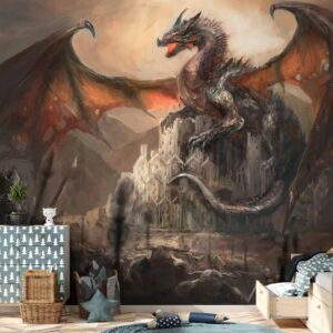 Fotobehang - Dragon castle