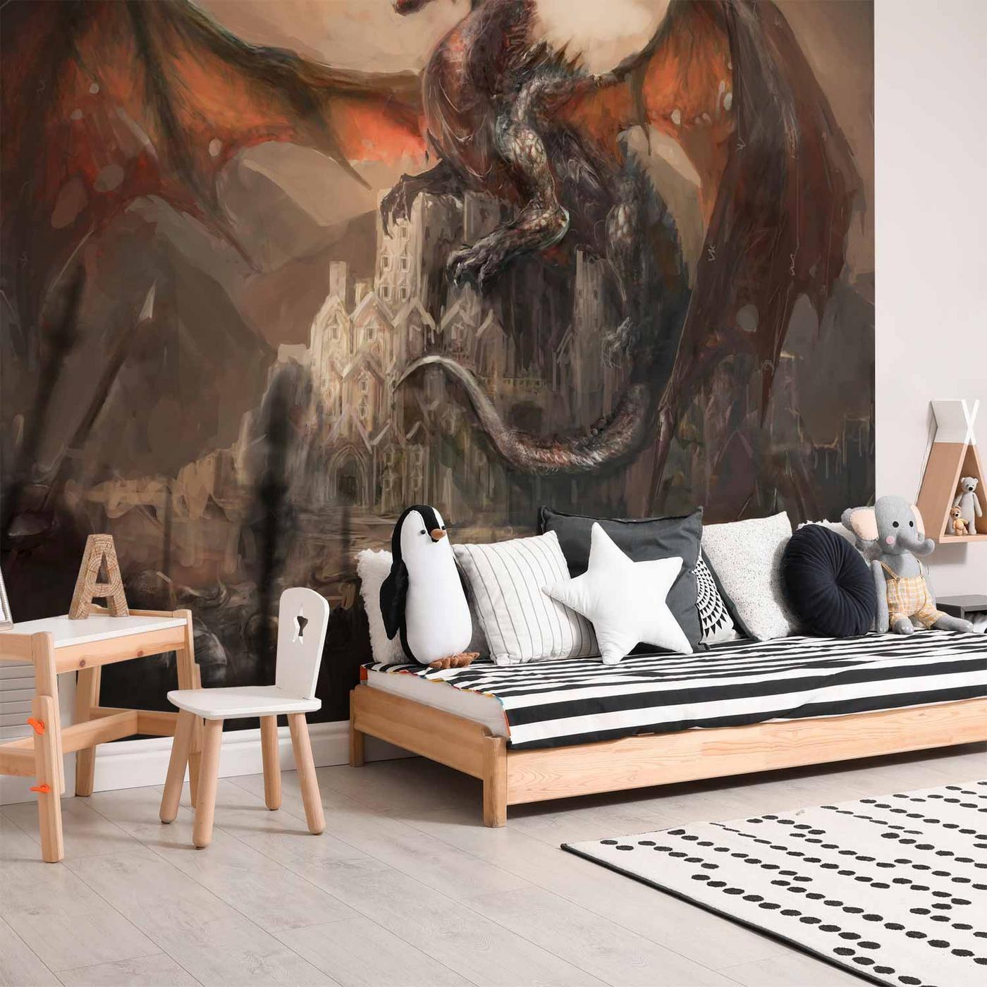 Fotobehang - Dragon castle