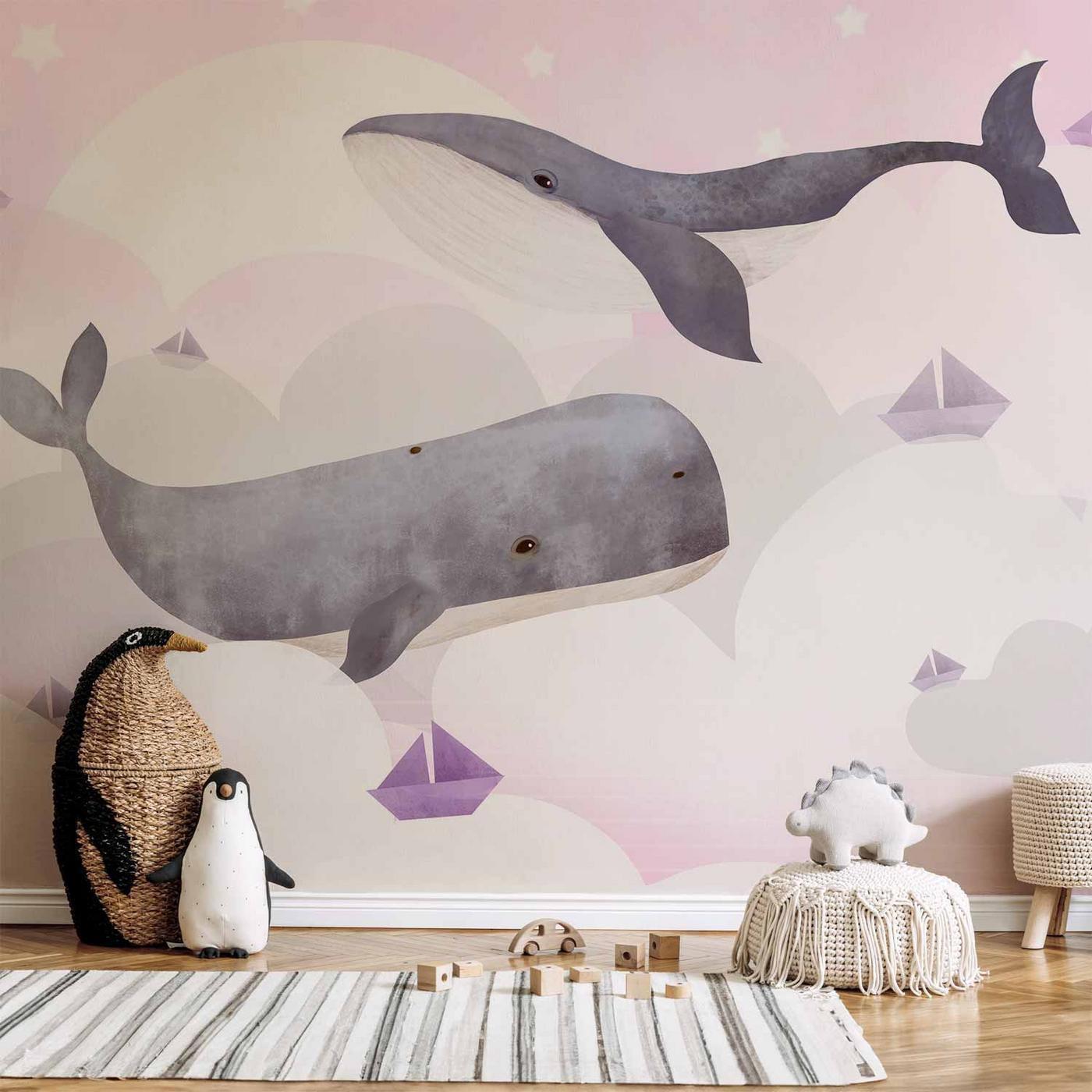Fotobehang - Dream Of Whales - Second Variant