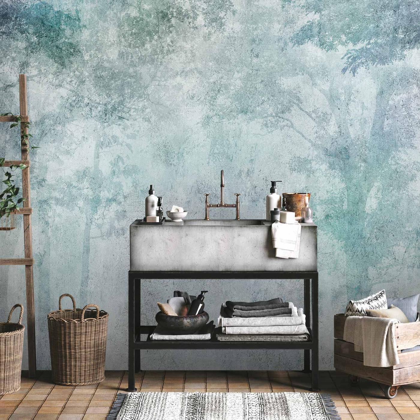 Fotobehang - Forest Relief - Third Variant