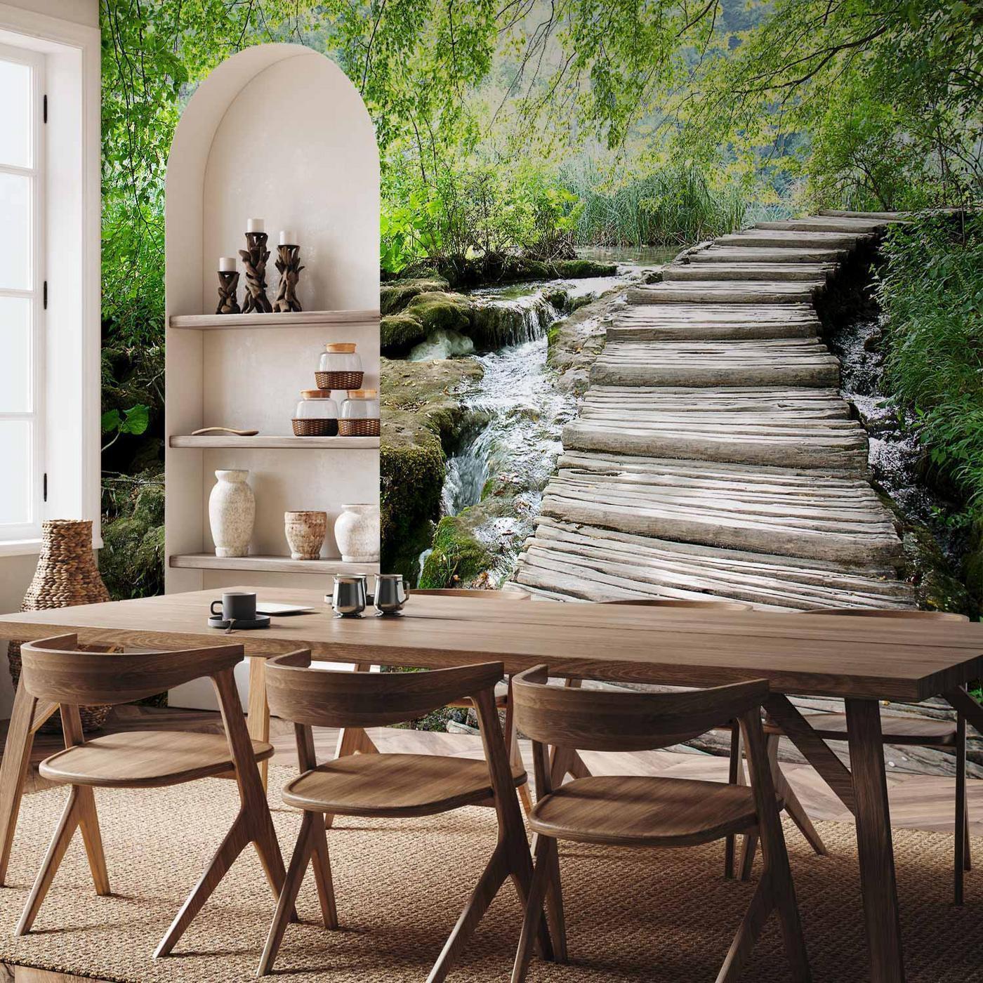 Fotobehang - Forest path