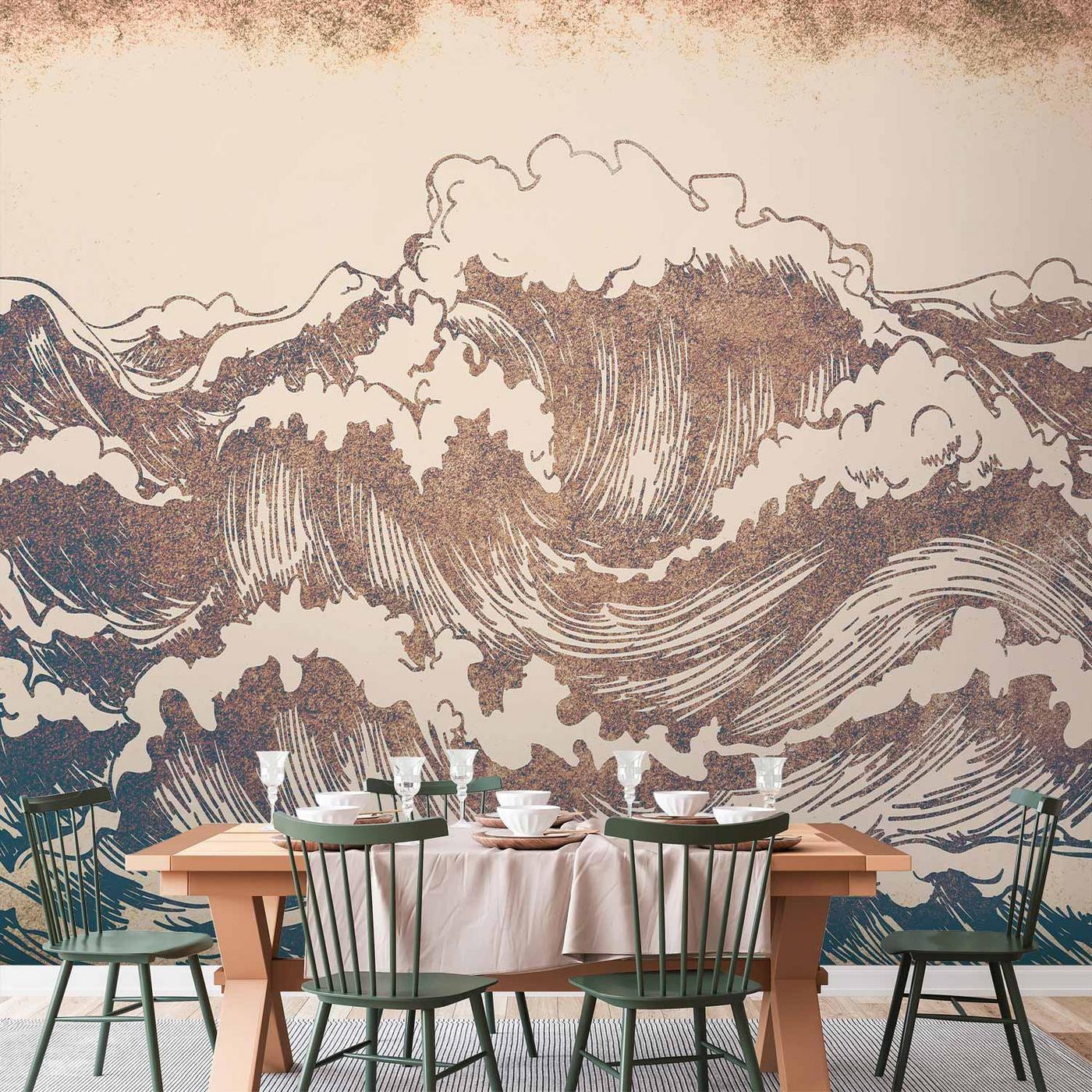 Fotobehang - Giant waves