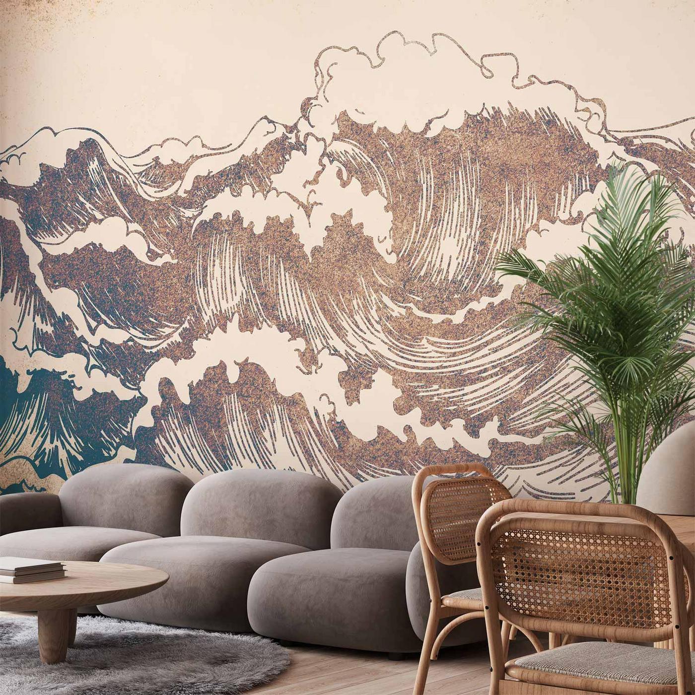 Fotobehang - Giant waves