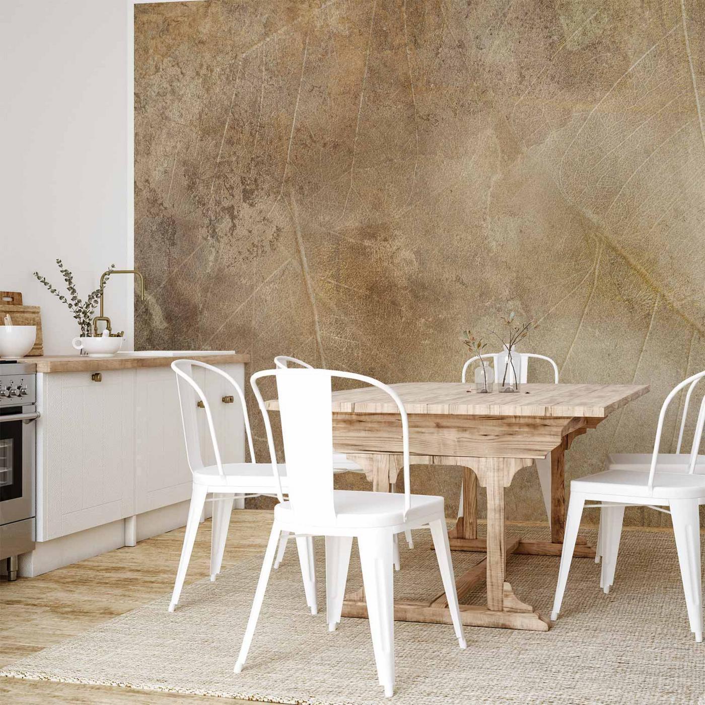 Fotobehang - Golden Leaves of Time