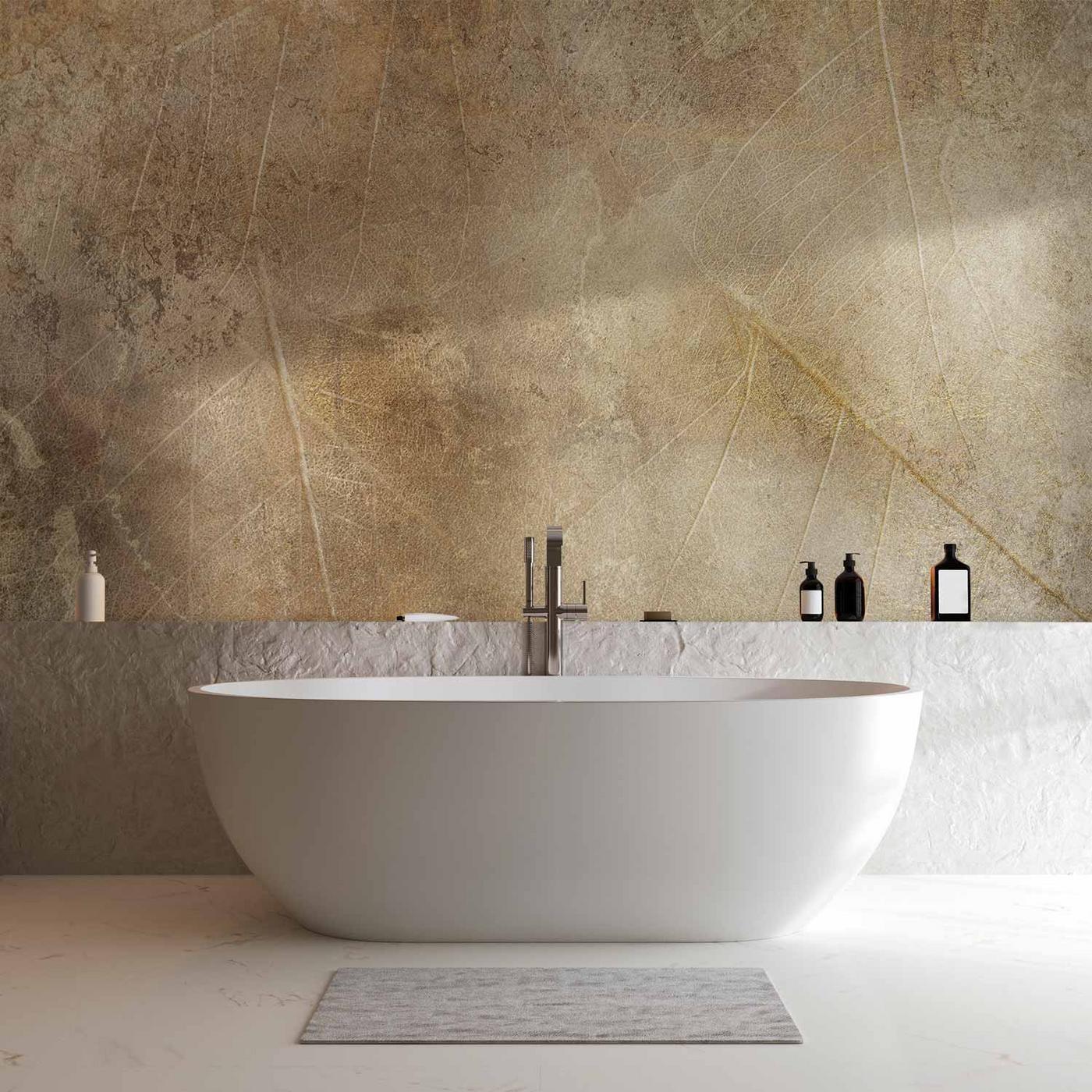 Fotobehang - Golden Leaves of Time