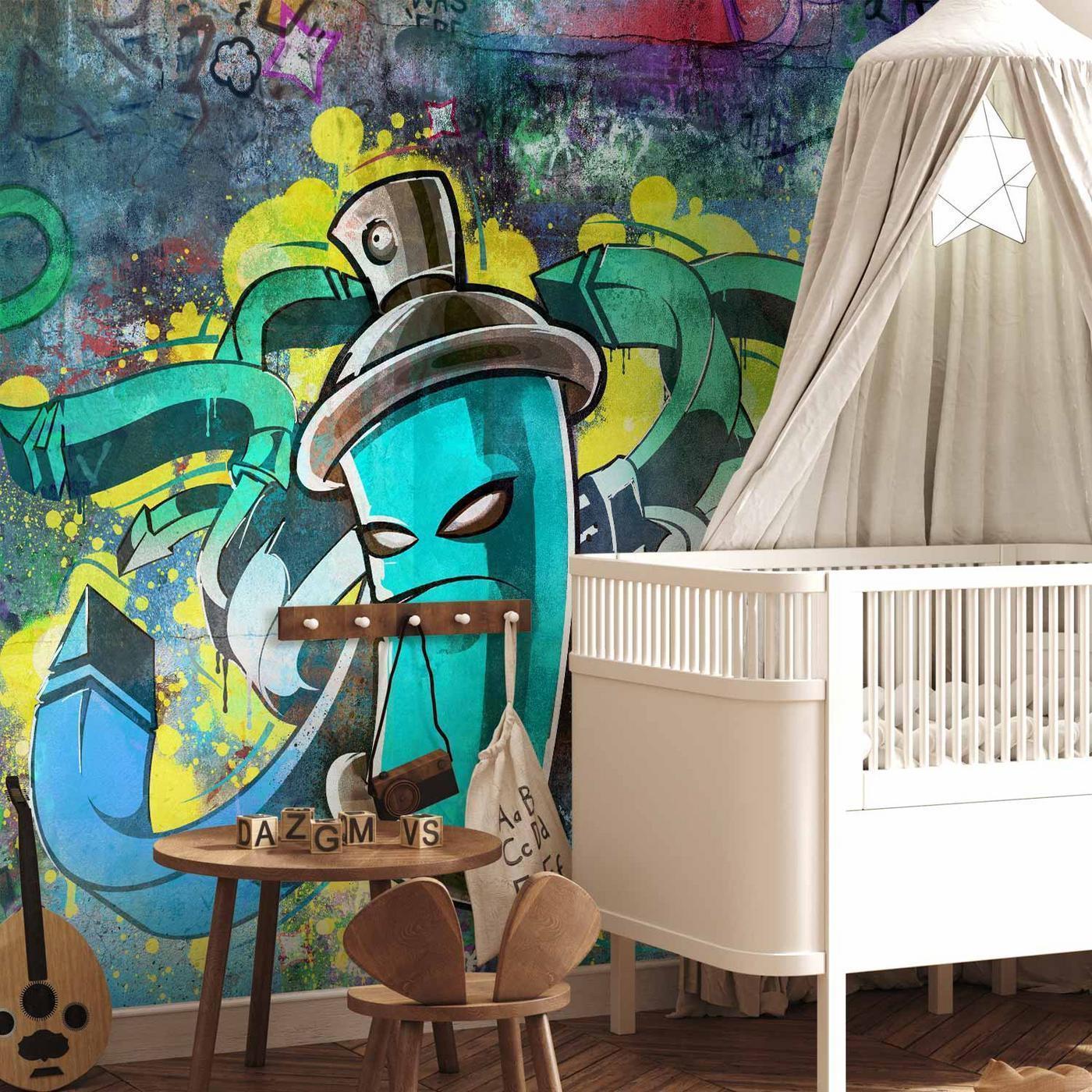 Fotobehang - Graffiti maker