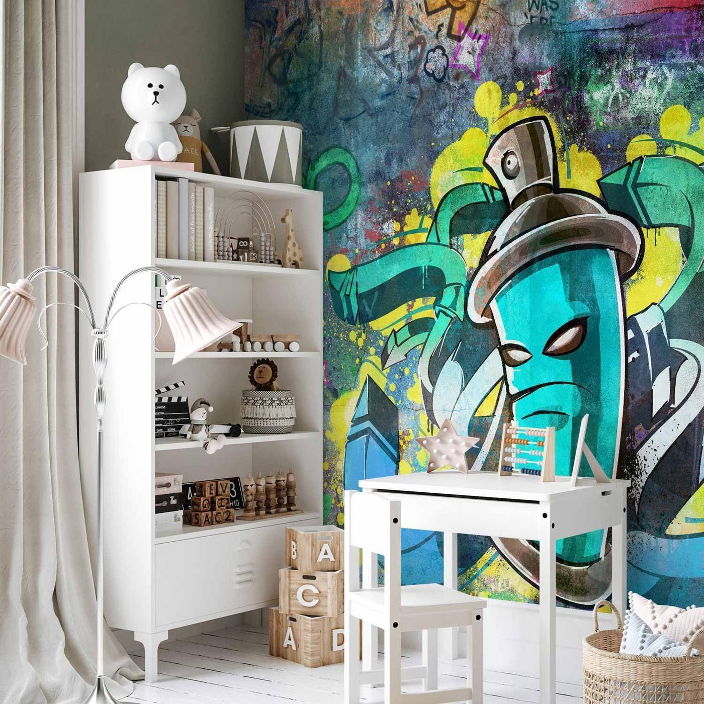 Fotobehang - Graffiti maker