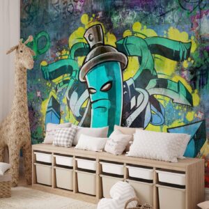 Fotobehang - Graffiti maker