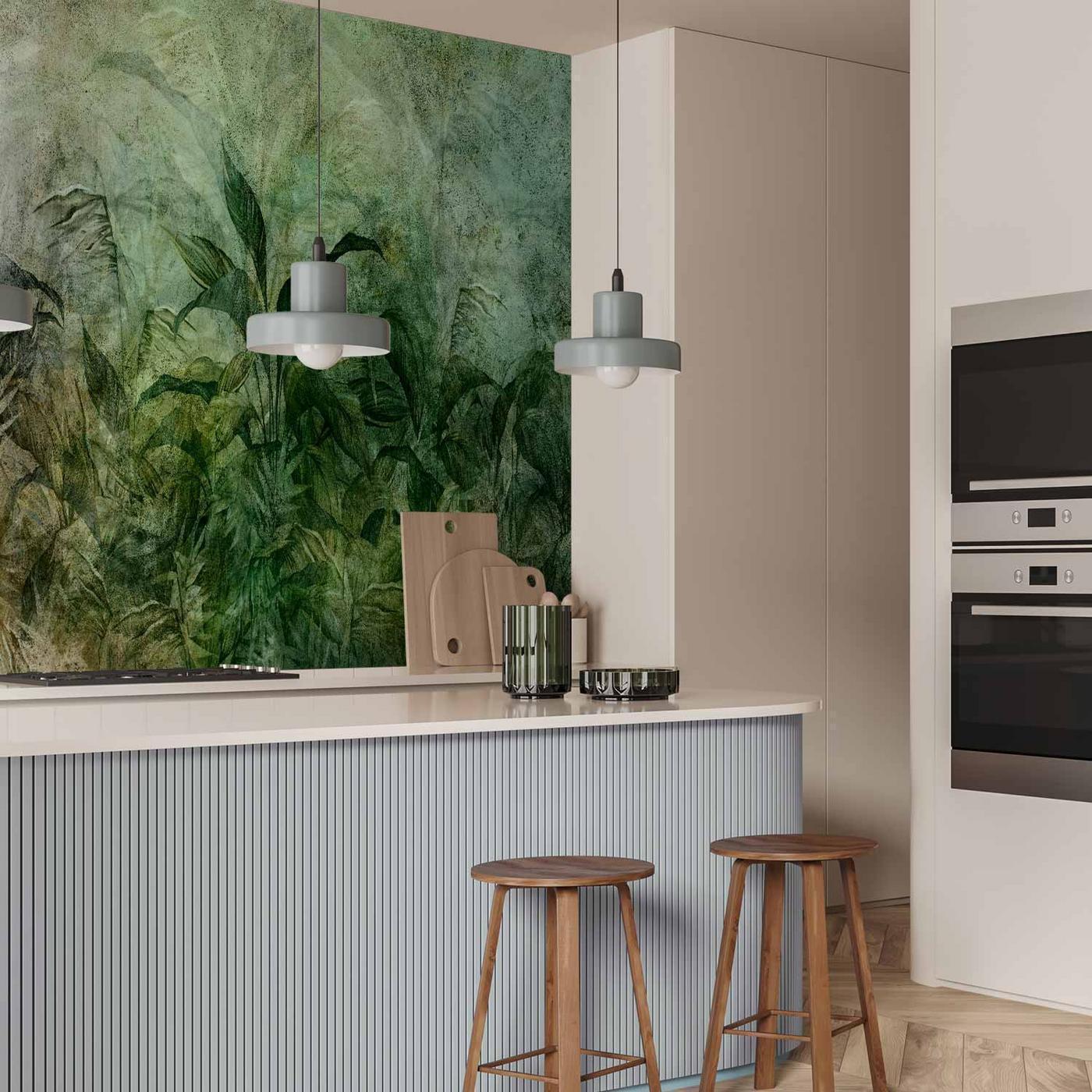 Fotobehang - Green Fog