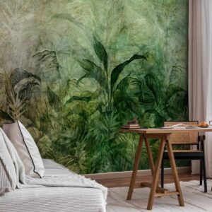 Fotobehang - Green Fog