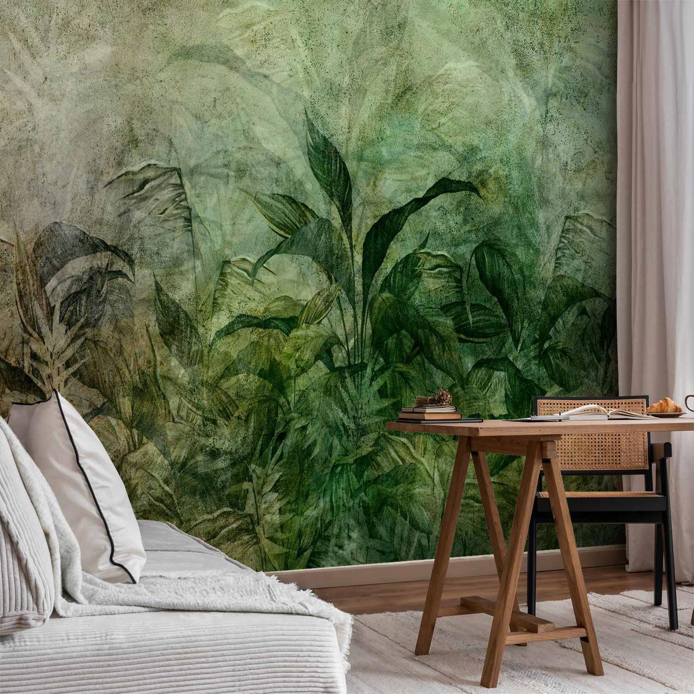 Fotobehang - Green Fog