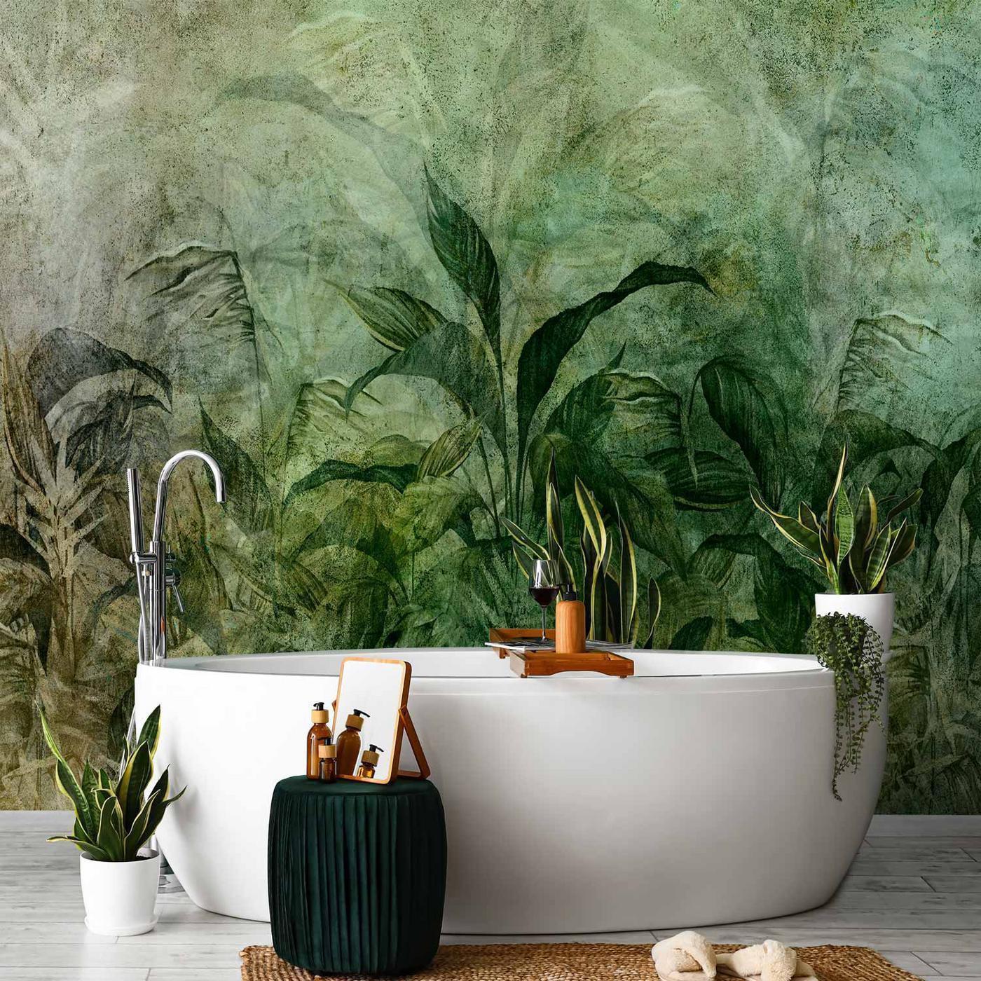 Fotobehang - Green Fog