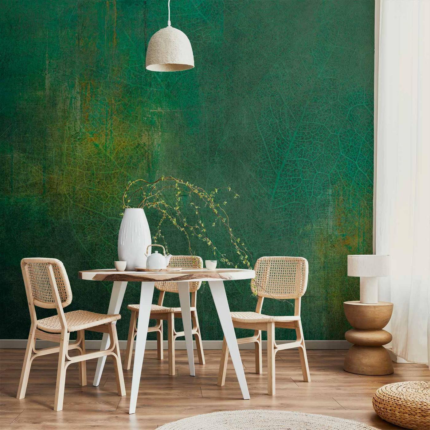 Fotobehang - Green color explosion