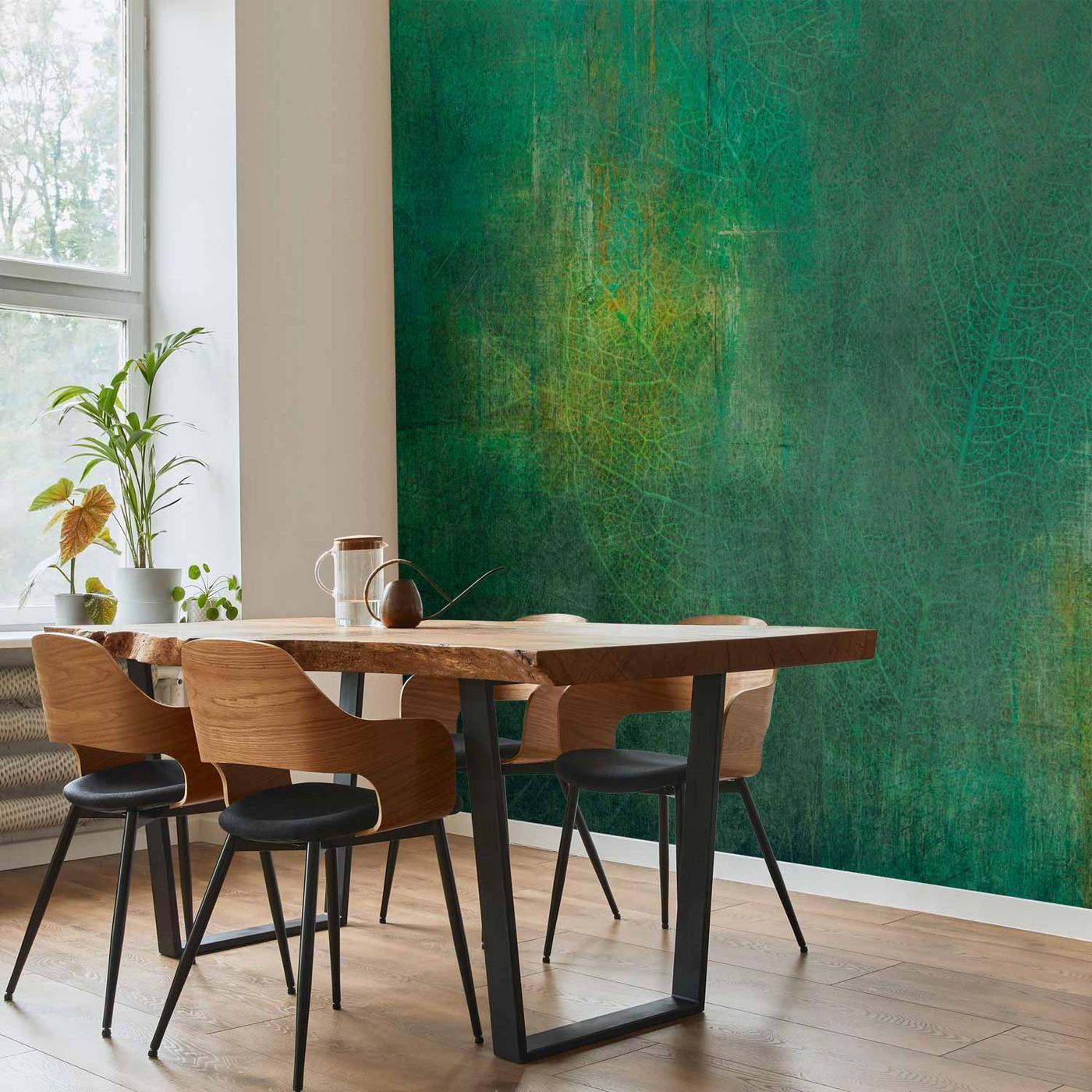 Fotobehang - Green color explosion