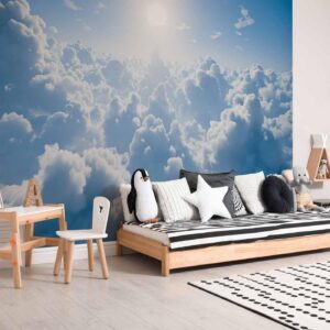 Fotobehang - Heavenly Calm: Warm Rays of the Sun