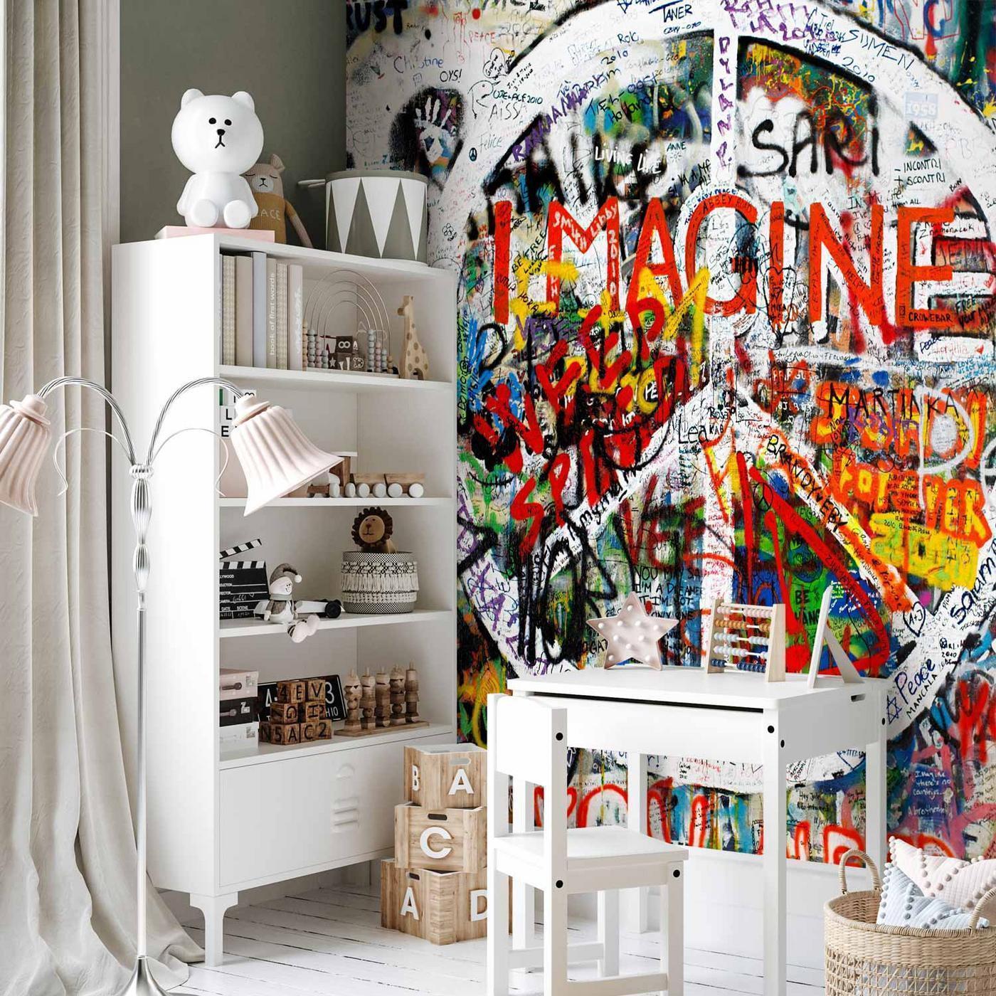 Fotobehang - Hippie Graffiti