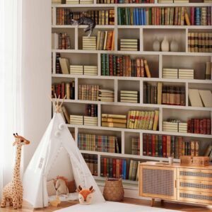 Fotobehang - Home library