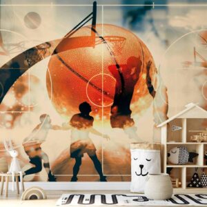 Fotobehang - I love basketball!