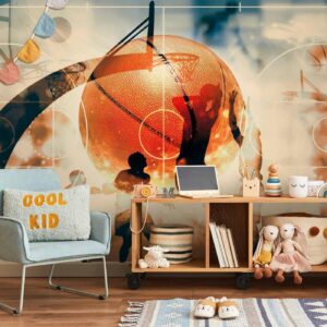 Fotobehang - I love basketball!