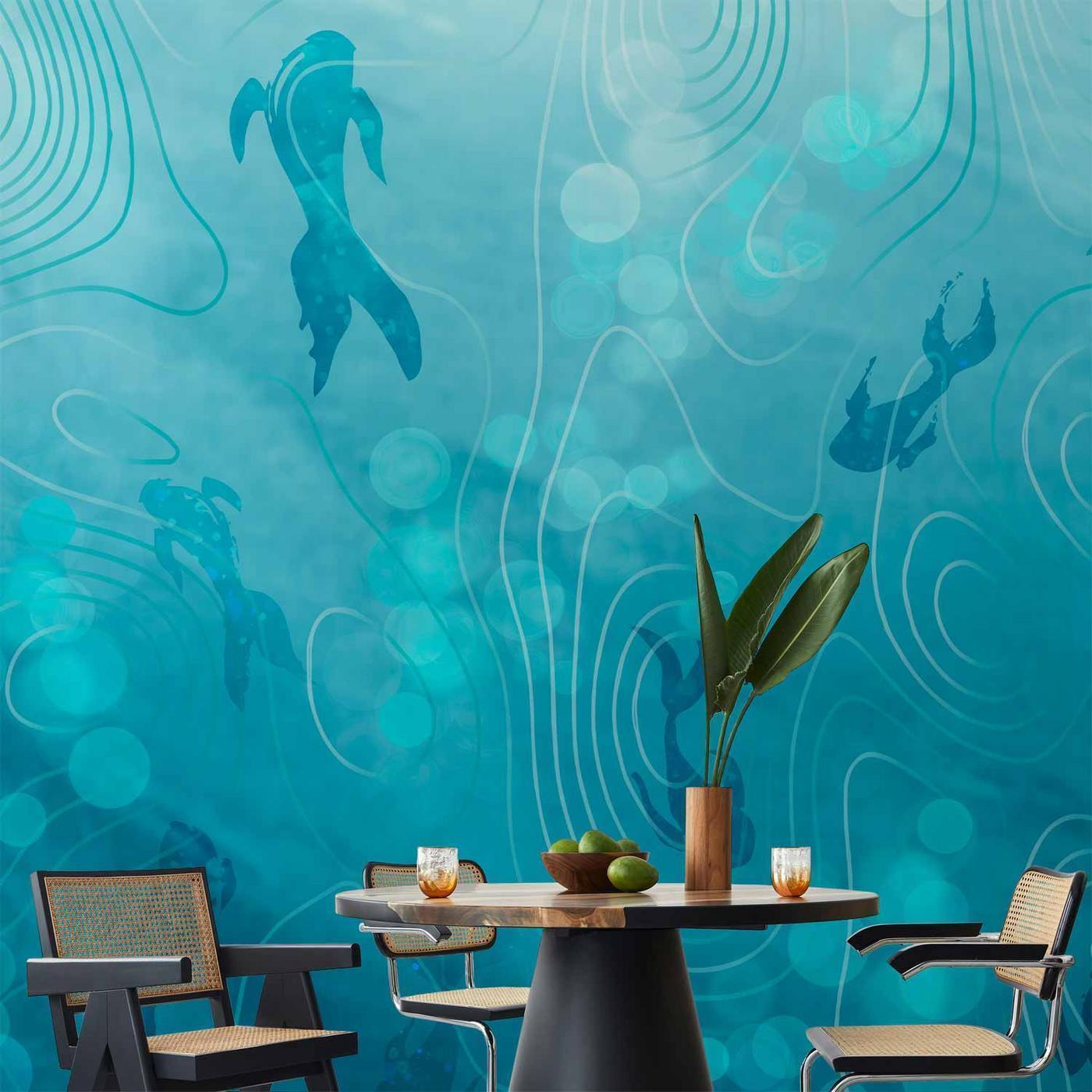 Fotobehang - Japanese pond