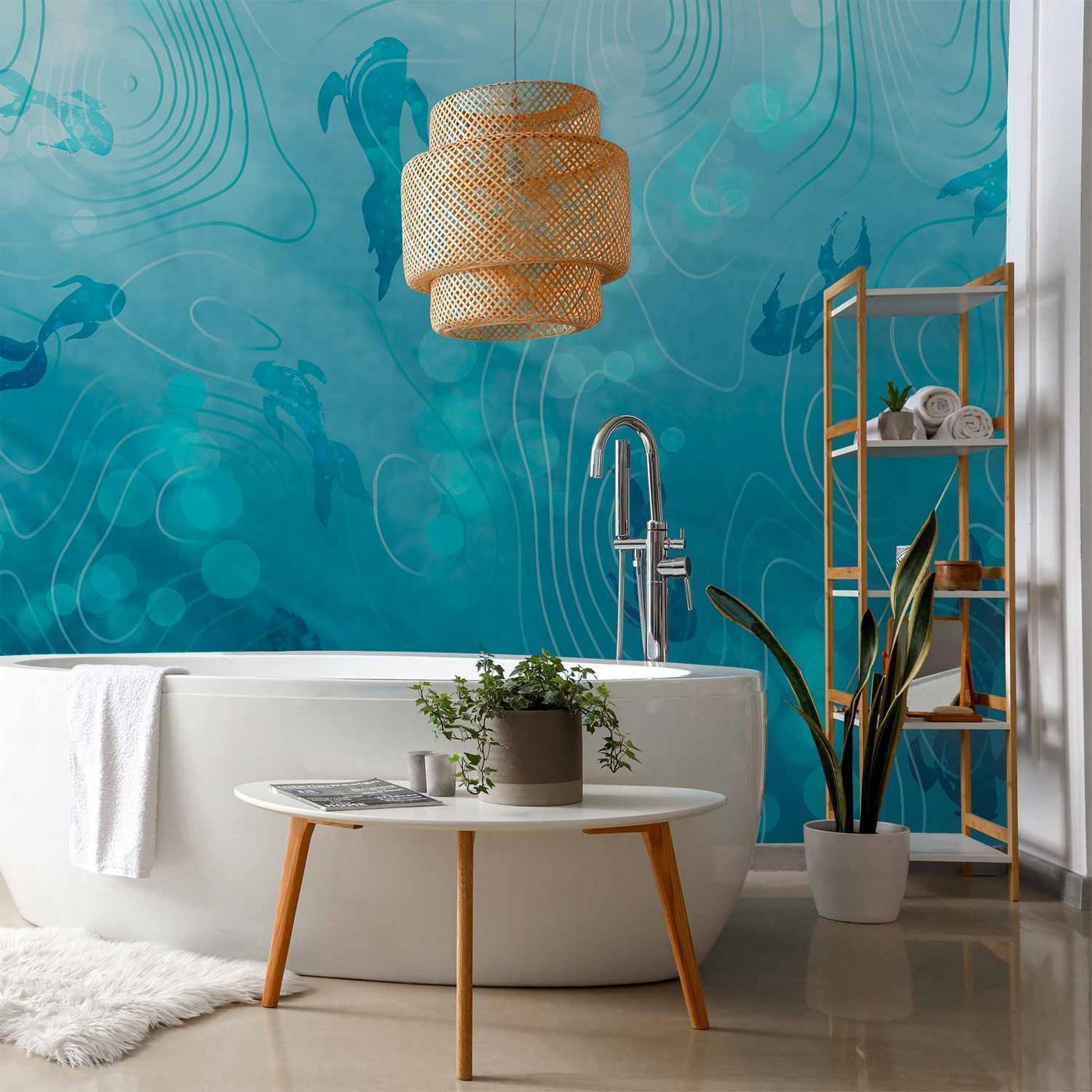 Fotobehang - Japanese pond