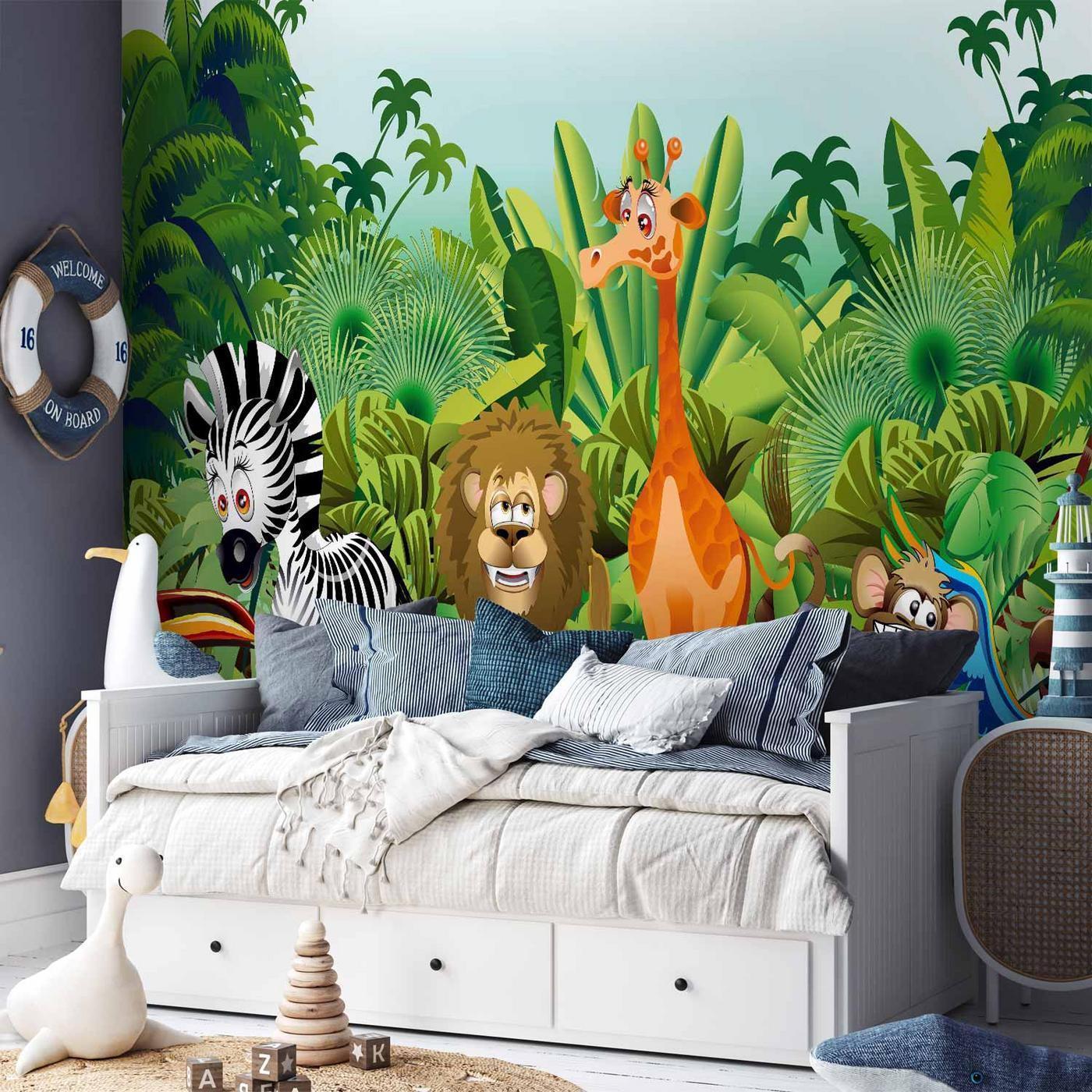 Fotobehang - Jungle Animals