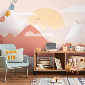 Fotobehang - Landscape at Sunset - First Variant