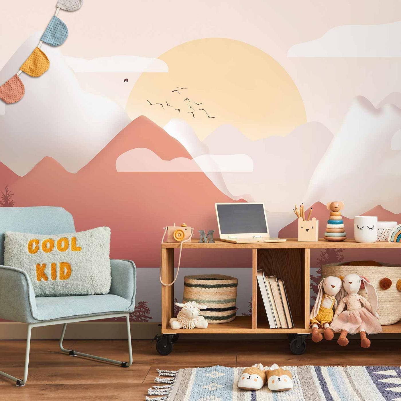 Fotobehang - Landscape at Sunset - First Variant