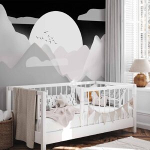 Fotobehang - Landscape at Sunset - Second Variant