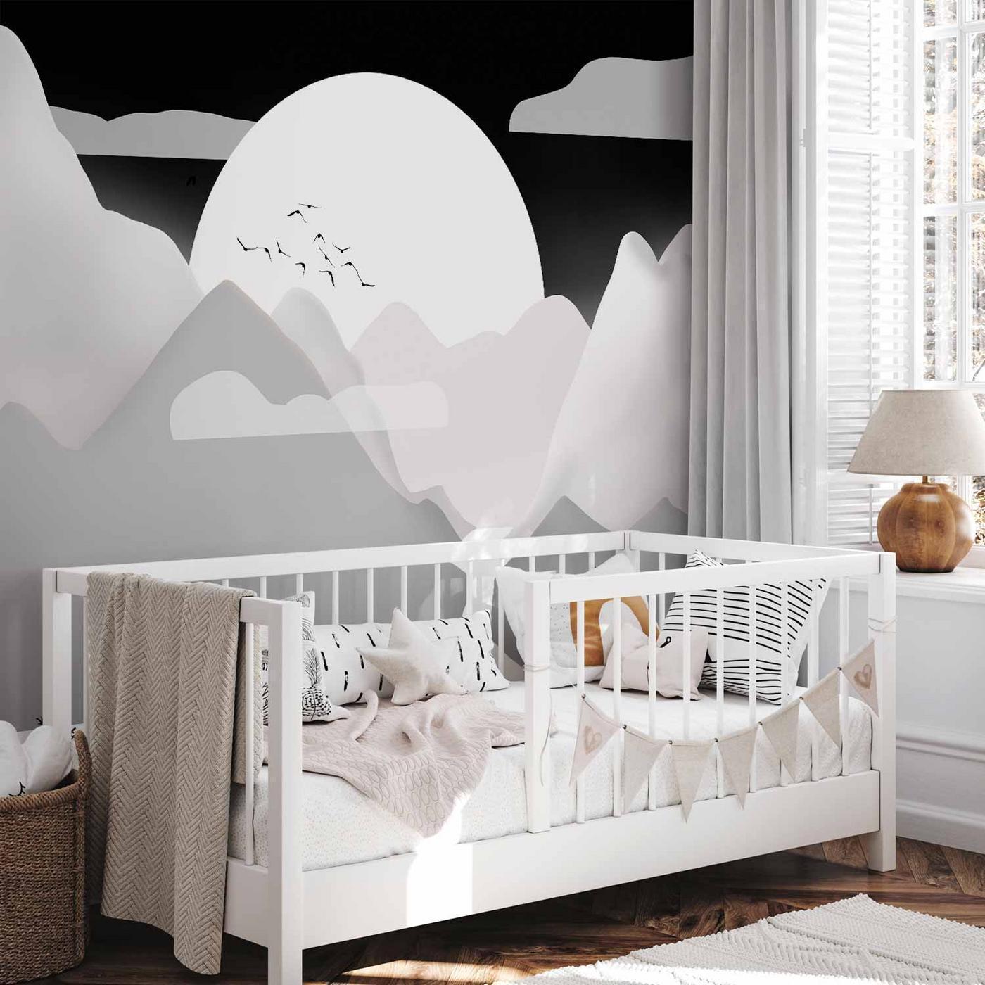 Fotobehang - Landscape at Sunset - Second Variant