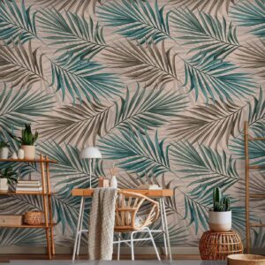 Fotobehang - Leaf Chasing - Second Variant