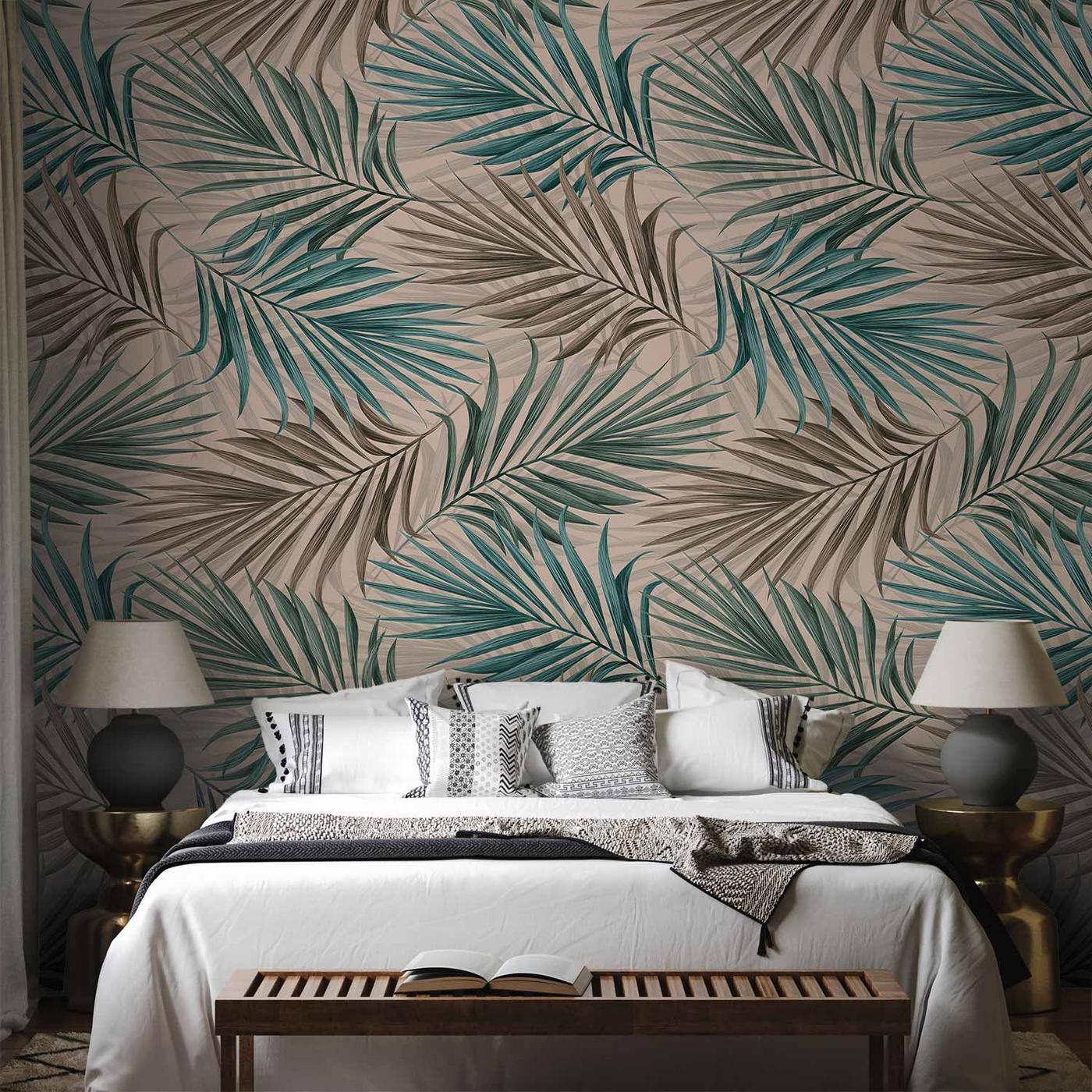 Fotobehang - Leaf Chasing - Second Variant